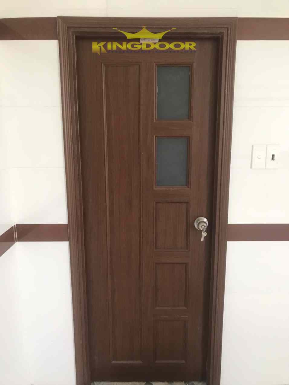 Cửa nhựa giả gỗ phòng ngủ