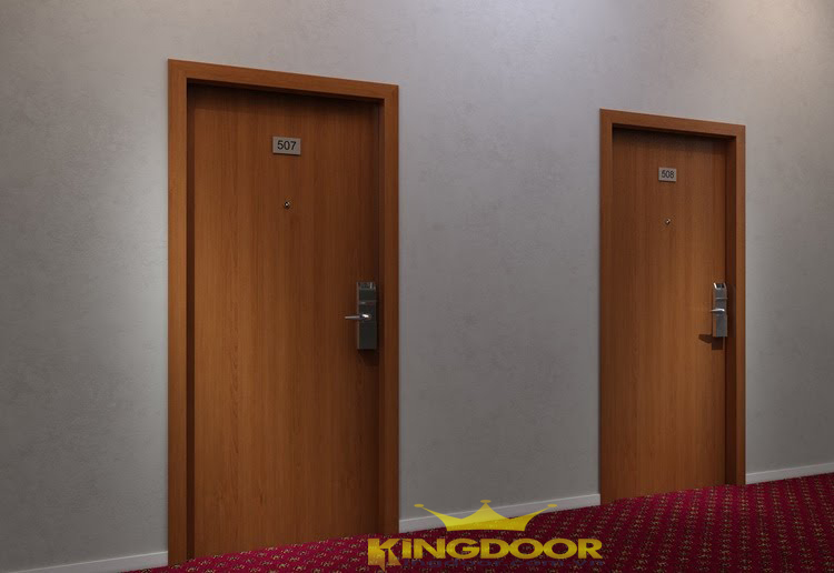 Cửa phòng ngủ gỗ MDF Veneer