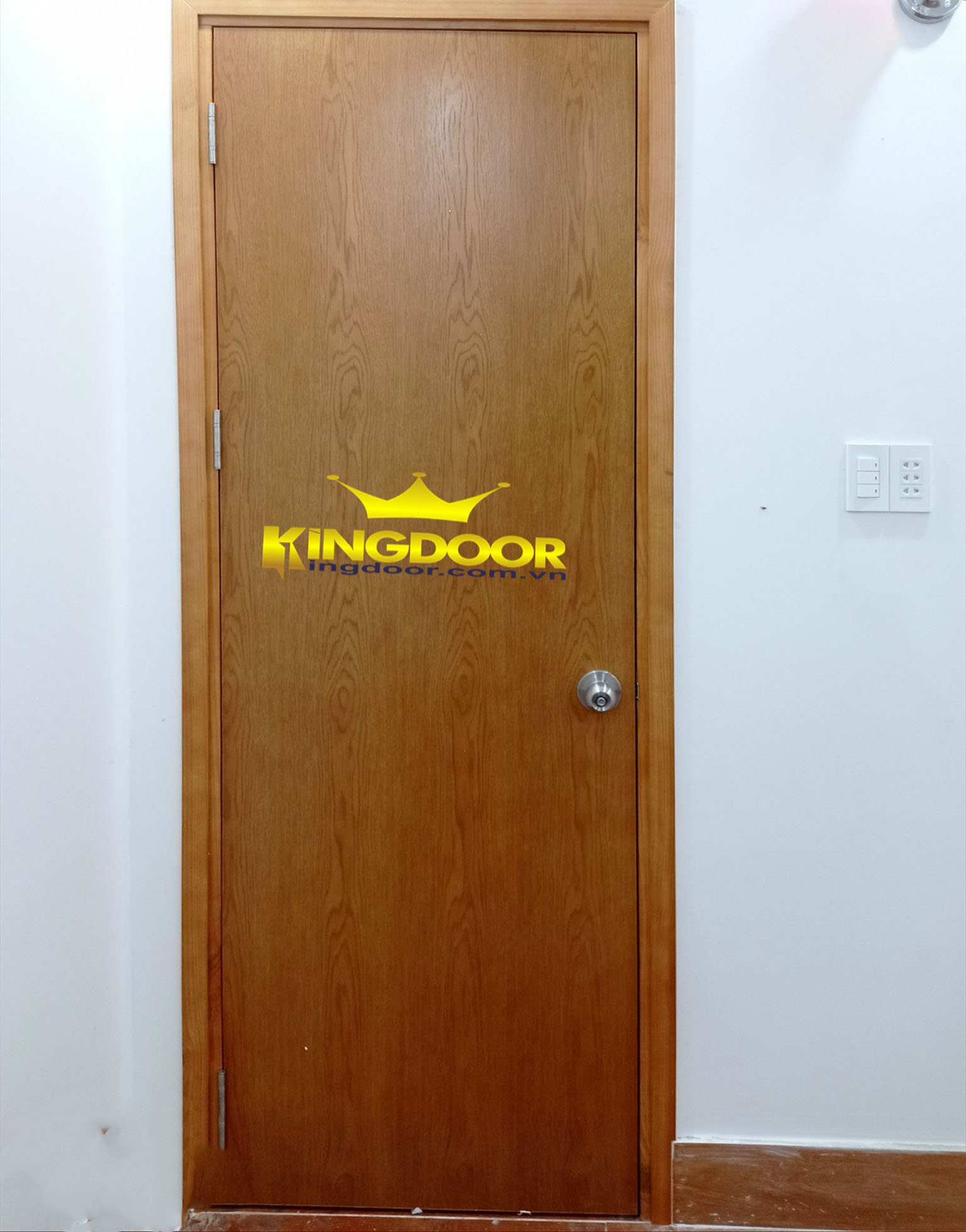Cửa phòng ngủ gỗ MDF Veneer