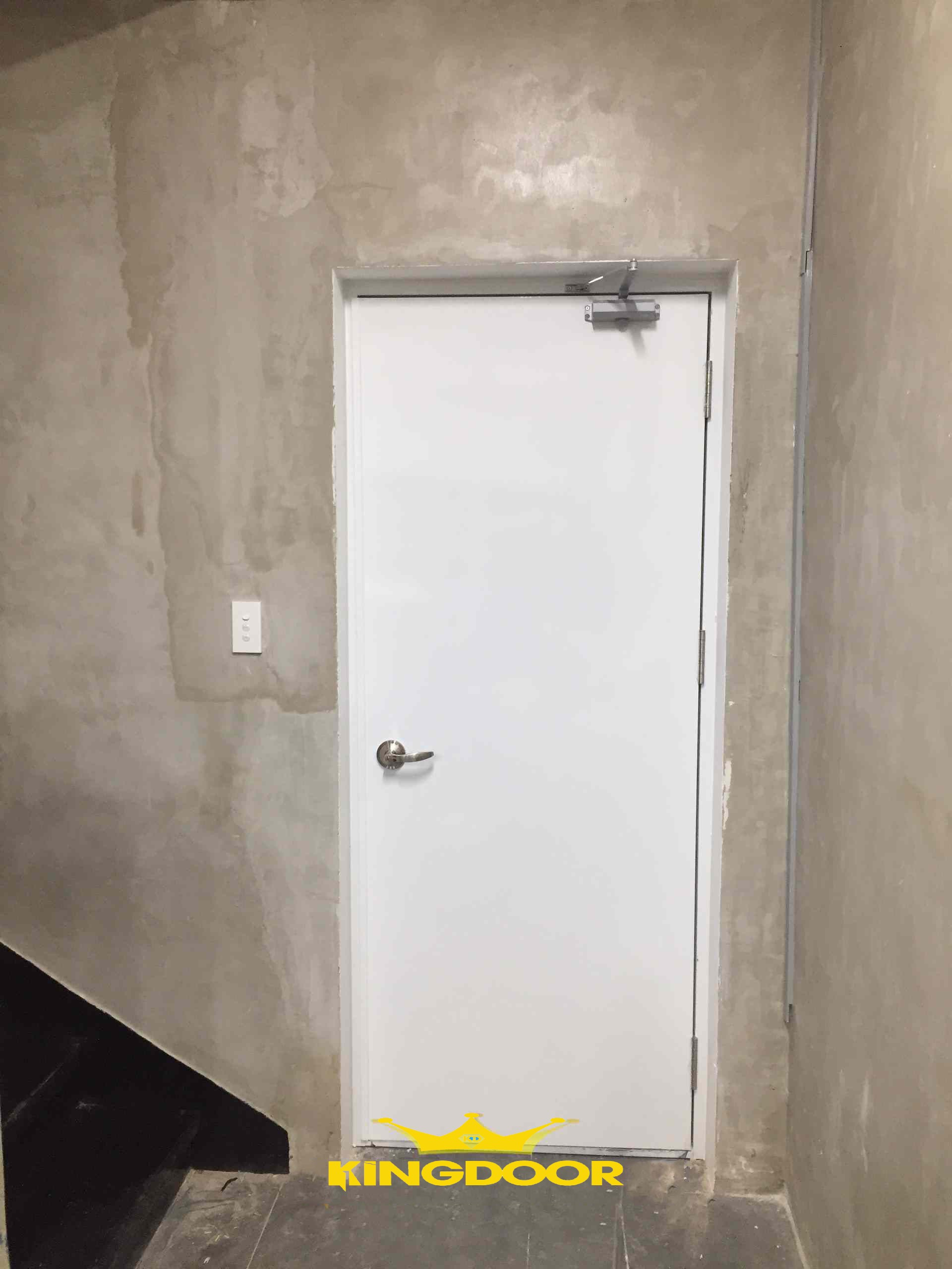 Cửa thép chống cháy sơn tĩnh