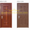 Cửa thép vân gỗ 1 cánh đơn