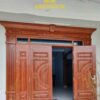 CỬA CHÍNH THÉP VÂN GỖ ĐẸP ĐẼ