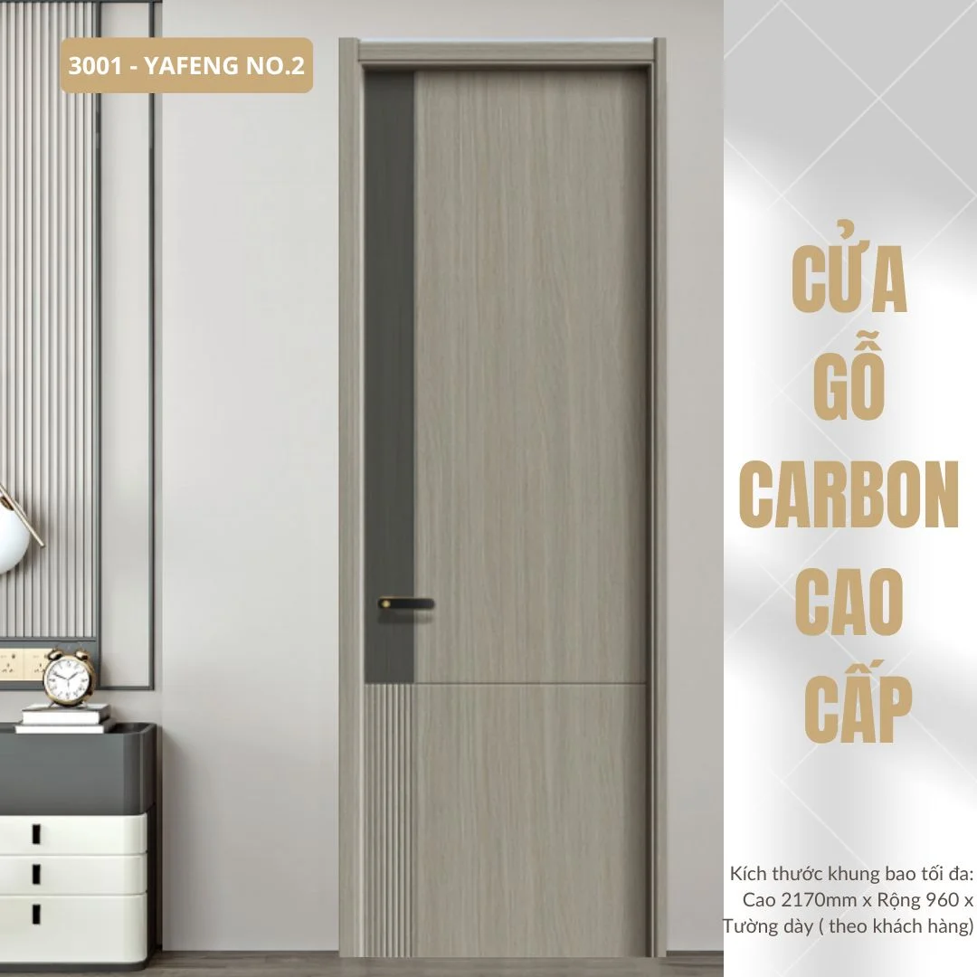 Vât liệu xây dựBáo giá cửa gỗ Carbon tại TP.HCM | Cửa Kingdoorng:  3001-YAFENG-NO.22