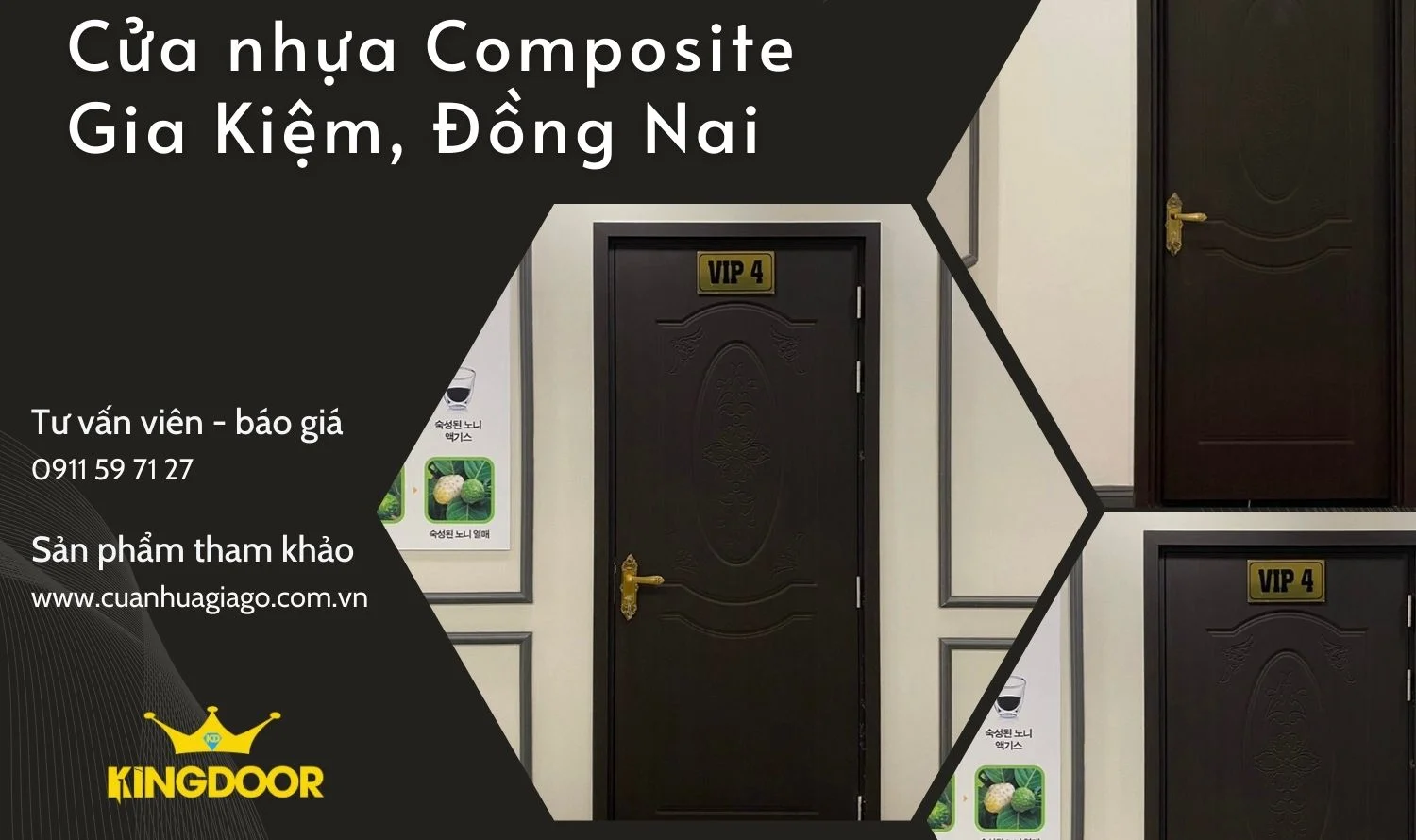 Giá cửa nhựa Composite tại Gia Kiệm, Đồng Nai