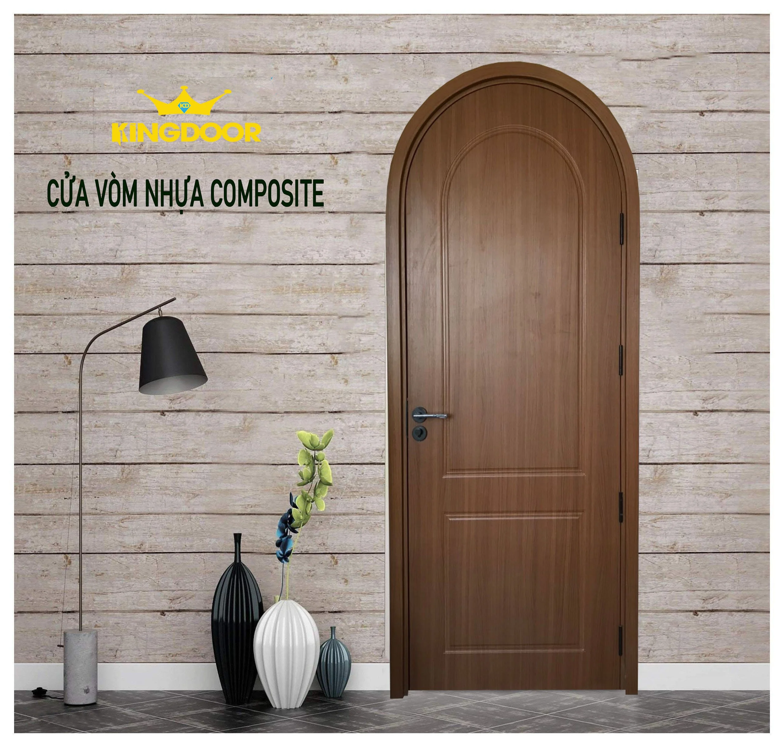 Giá cửa vòm nhựa Composite tại quận 8, Hồ Chí Minh