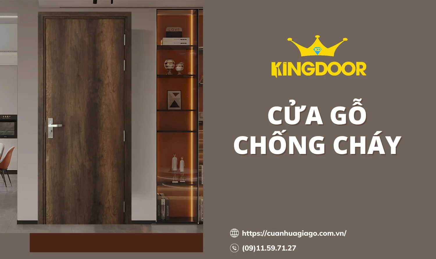 Báo giá cửa gỗ chống cháy quận 8